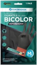 Guante Latex Bicolor Reforzado - Imagen 2